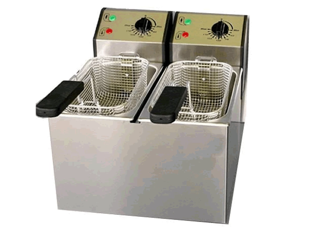 Restaurant Equipment Roller Grill FD50D 10 Litre Double Electric Fryer 1 Restaurant Equipment Roller Grill FD50D 10 Litre Double Electric Fryer