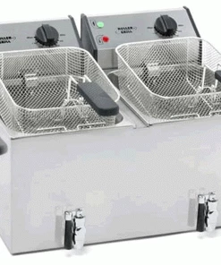 Restaurant Equipment Roller Grill FD80DR 16 Litre Double Electric Fryer