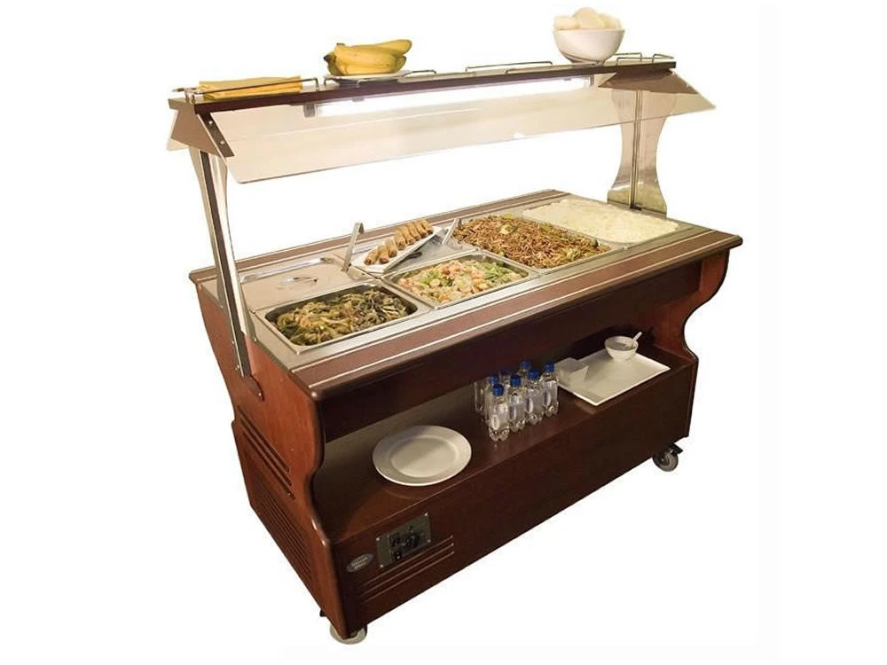 Roller Grill SB40 M Refrigerated And Heated Buffet Unit 2 Roller Grill SB40 M Refrigerated And Heated Buffet Unit