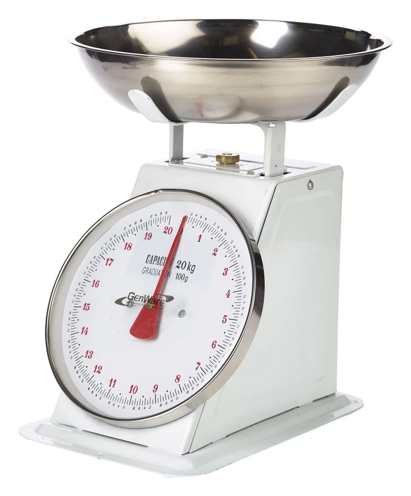 Genware SD20 Analogue Scales 20kg Graduated In 50g 1 Genware SD20 Analogue Scales 20kg Graduated In 50g