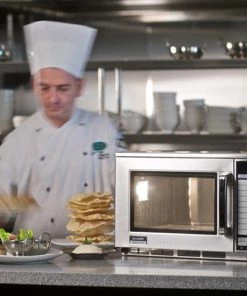 Sharp R-24AT Commercial Microwave Oven 1900W Restaurant Equipment 5 Sharp R-24AT Commercial Microwave Oven 1900W Restaurant Equipment