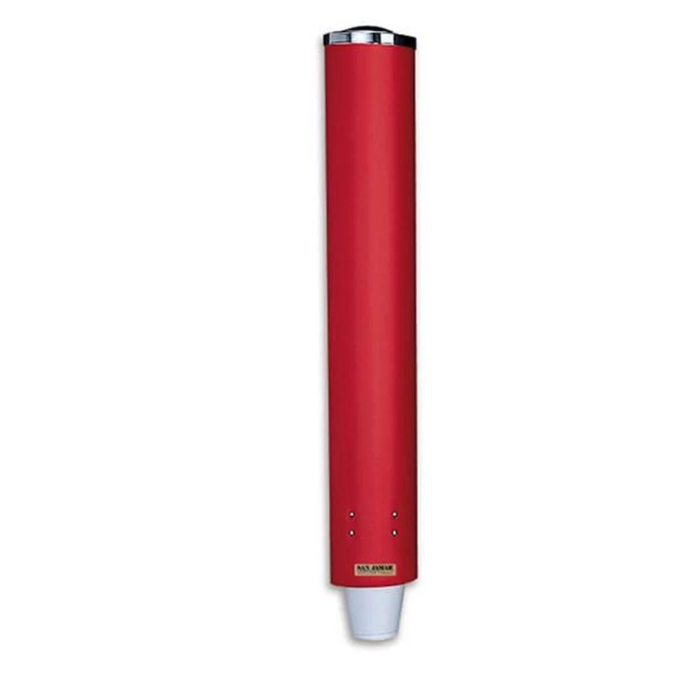 Beverage Machines San Jamar C4210PRD 4-10oz Red Pull-Type Paper Cup Dispenser 1 Beverage Machines San Jamar C4210PRD 4-10oz Red Pull-Type Paper Cup Dispenser