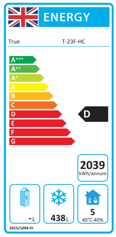 True T-23F-HC 651 Ltr Upright Foodservice Freezer Refrigeration 6 True T-23F-HC 651 Ltr Upright Foodservice Freezer Refrigeration