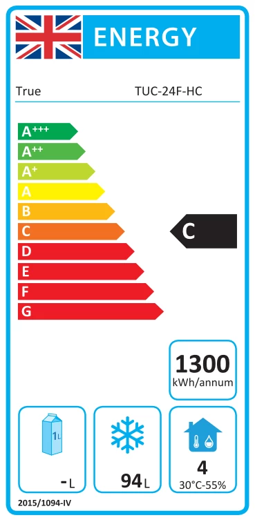 True TUC-24F-HC 158 Ltr Undercounter Foodservice Freezer Refrigeration 4 True TUC-24F-HC 158 Ltr Undercounter Foodservice Freezer Refrigeration