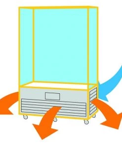 Refrigeration Tecfrigo CONTINENTAL 700G 700 Ltr Double Door Glass Display 6 Refrigeration Tecfrigo CONTINENTAL 700G 700 Ltr Double Door Glass Display