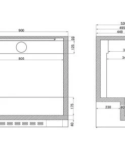 Tefcold BA20H 196 Ltr Back Bar Bottle Cooler Refrigeration
