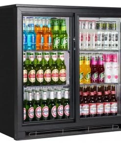 Refrigeration Tefcold BA20S 196 Ltr Sliding Door Back Bar Bottle Cooler