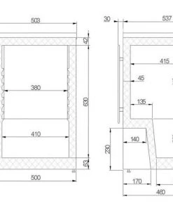 Tefcold BC85 92 Ltr Glass Door Merchandiser Refrigeration