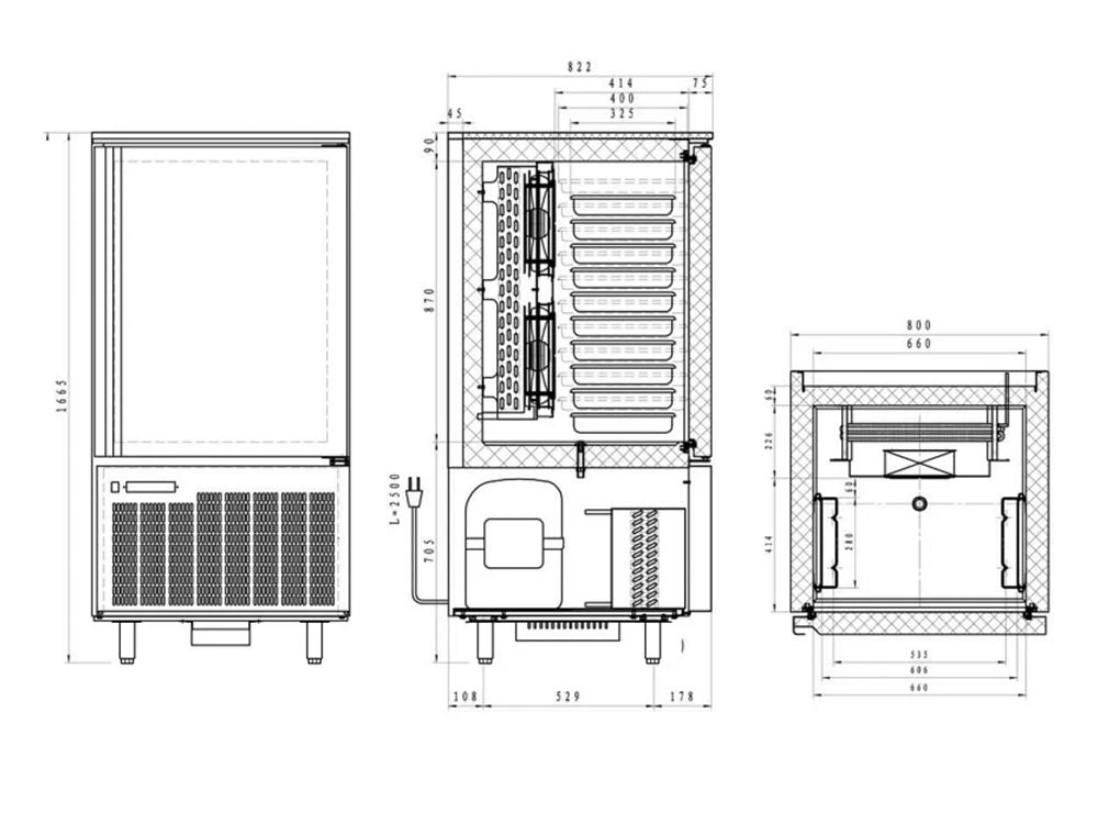 Tefcold BLC10 235 Ltr Blast Chiller/Freezer 2 Tefcold BLC10 235 Ltr Blast Chiller/Freezer