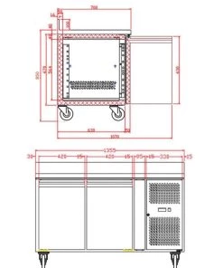 Tefcold CK7210 SS 282 Ltr Gastronorm Refrigerated Counter 8 Tefcold CK7210 SS 282 Ltr Gastronorm Refrigerated Counter
