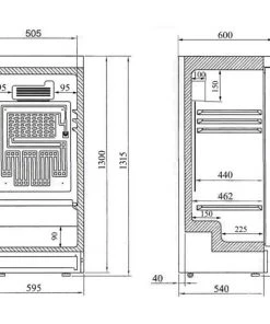Tefcold FS1220 215 Ltr Glass Door Merchandiser Refrigeration