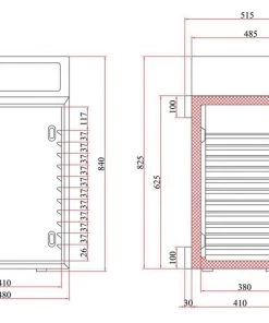 Tefcold FS80CP 84 Ltr Glass Door Merchandiser Refrigeration