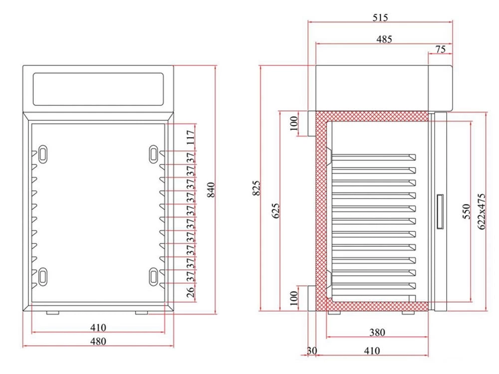 Tefcold FS80CP 84 Ltr Glass Door Merchandiser Refrigeration 2 Tefcold FS80CP 84 Ltr Glass Door Merchandiser Refrigeration