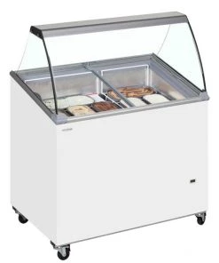Tefcold SCE Range Scoop Ice Cream Display With Canopy 6 Tefcold SCE Range Scoop Ice Cream Display With Canopy