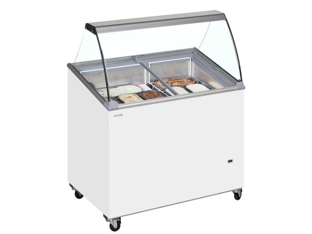 Tefcold SCE Range Scoop Ice Cream Display With Canopy 3 Tefcold SCE Range Scoop Ice Cream Display With Canopy