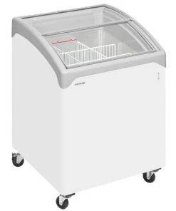 Tefcold NIC100 130 Ltr Curved Glass Lid Chest Freezer