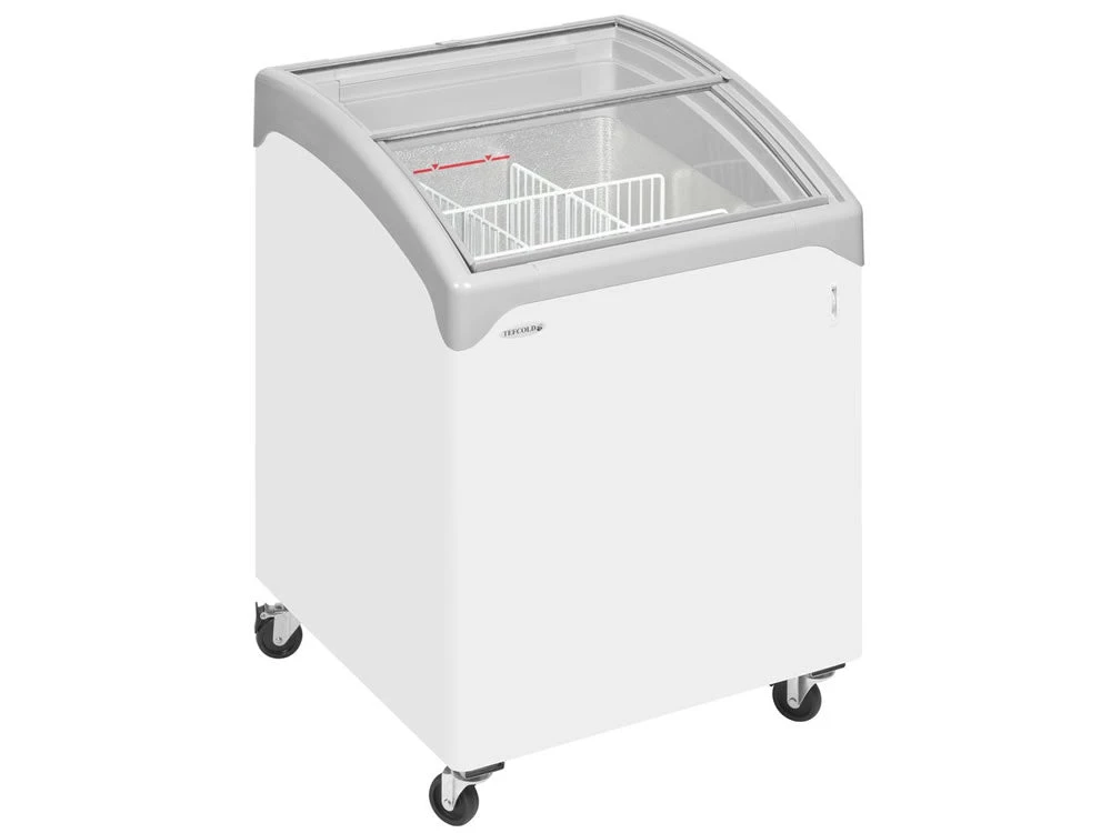 Tefcold NIC100 130 Ltr Curved Glass Lid Chest Freezer 1 Tefcold NIC100 130 Ltr Curved Glass Lid Chest Freezer