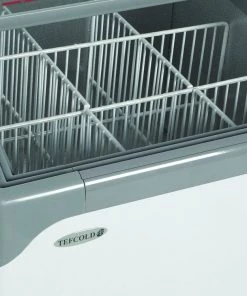 Tefcold NIC100 130 Ltr Curved Glass Lid Chest Freezer