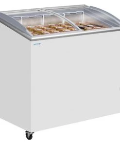 Refrigeration Tefcold SCEB Range Sliding Curved Glass Lid Chest Freezer