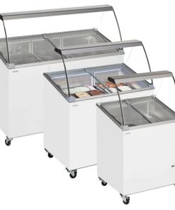 Tefcold SCE Range Scoop Ice Cream Display With Canopy