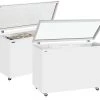 Tefcold ST Range Hinged Glass Lid Chest Freezer