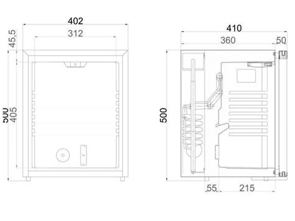 Refrigeration Tefcold TM32G 29 Ltr Glass Door Minibar 2 Refrigeration Tefcold TM32G 29 Ltr Glass Door Minibar