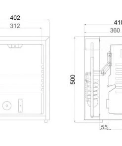 Tefcold TM32 29 Ltr Solid Door Minibar