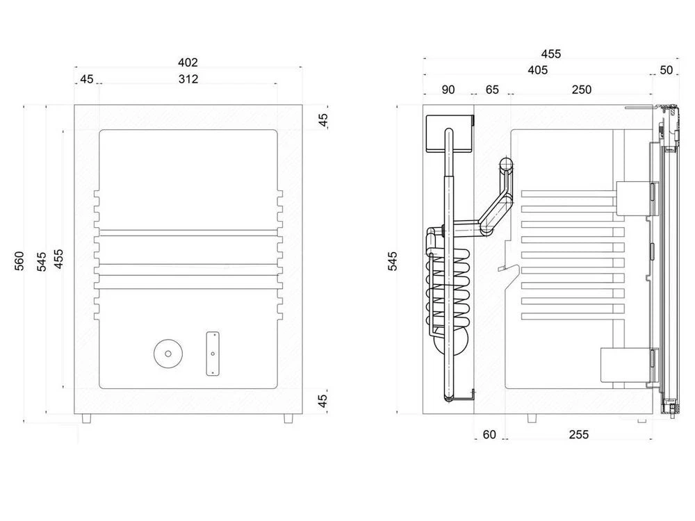 Tefcold TM42 36 Ltr Solid Door Minibar 2 Tefcold TM42 36 Ltr Solid Door Minibar