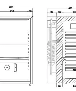 Tefcold TM52 45 Ltr Solid Door Minibar
