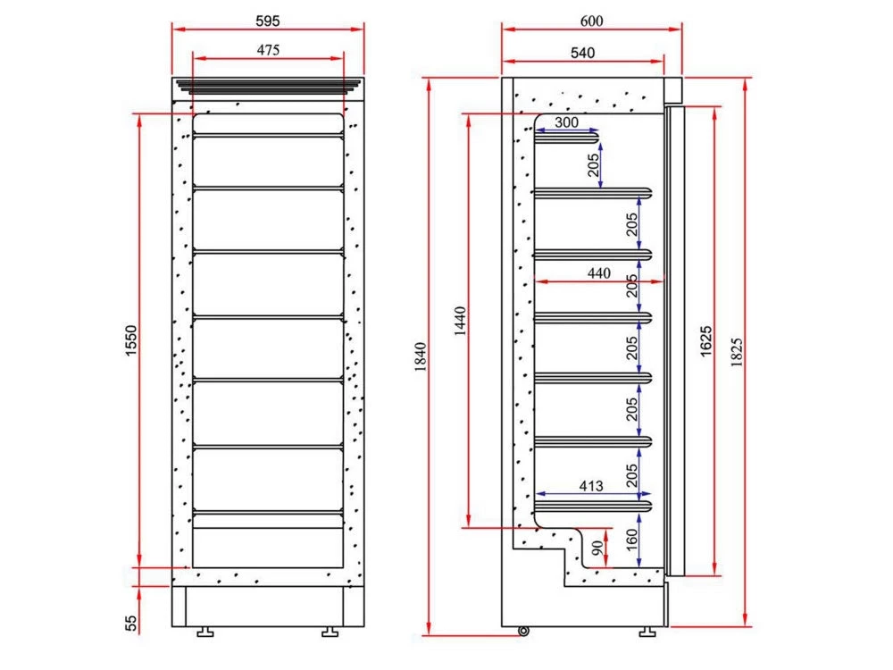 Tefcold UF1380 300 Ltr Upright Freezer 2 Tefcold UF1380 300 Ltr Upright Freezer