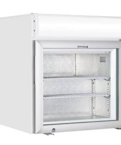 Tefcold UF50GCP 50 Ltr Glass Door Display Freezer With Canopy