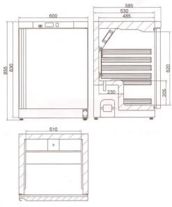 Refrigeration Tefcold UR200S 130 Ltr Under Counter Refrigerator