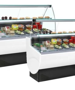 Refrigeration Trimco Tavira II Curved Range Serve Over Counter