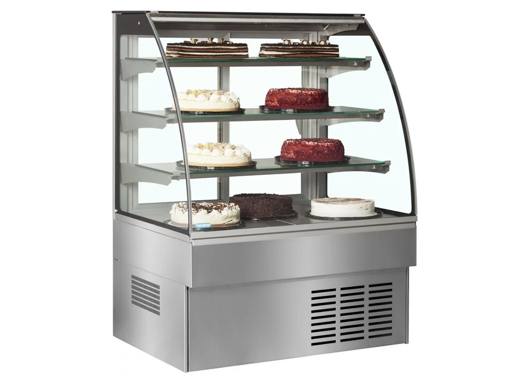Trimco Zurich II SS Range Stainless Patisserie Display Cabinet 1 Trimco Zurich II SS Range Stainless Patisserie Display Cabinet