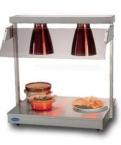 Food Servery & Display Victor DL Double Hot Lamp Unit