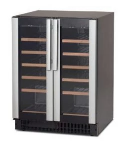 Vestfrost W38 Undercounter Dual-Zone Wine Cooler - 38 X 0.75 Ltr Bottles