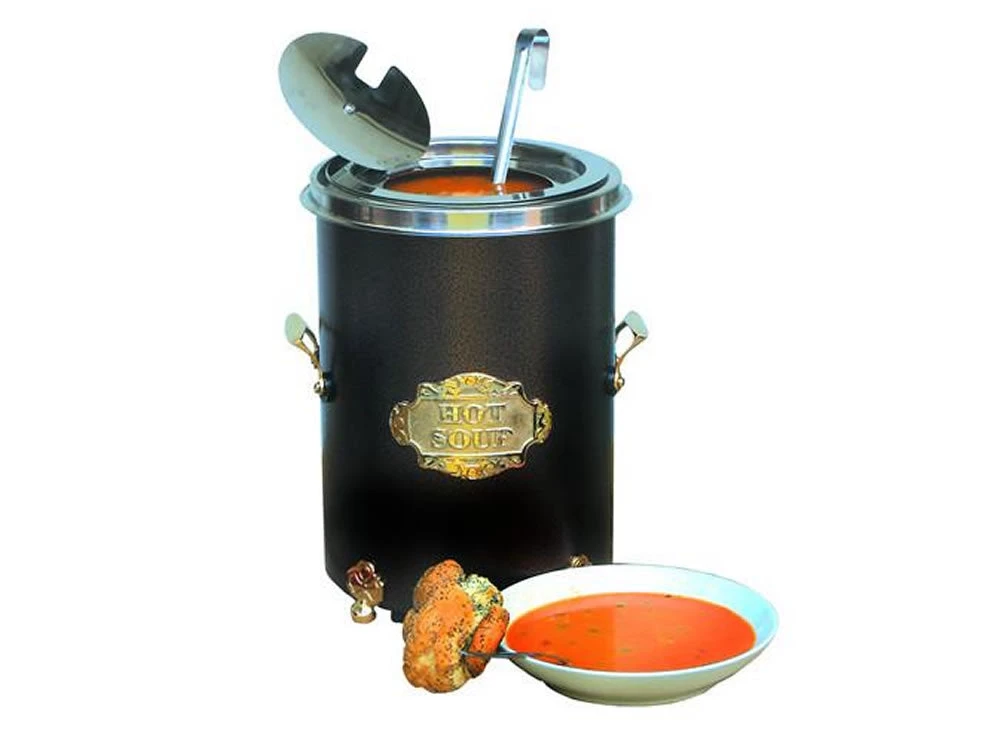 Victorian Ovens BL402 Black Sandringham Soup Kettle 1 Victorian Ovens BL402 Black Sandringham Soup Kettle