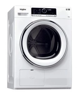 Whirlpool AWZ9HP/PRO Omnia 6th Sense Heat Pump Condenser Dryer - 9KG Dish And Glasswashers