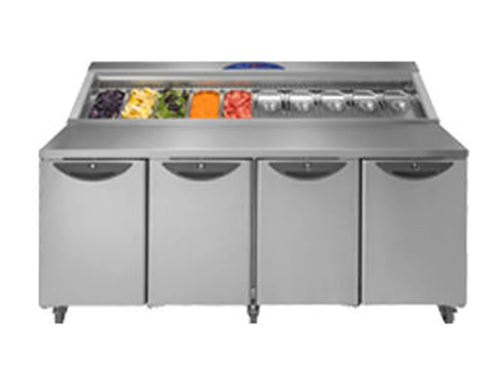 Williams CPC4-SS Four Door Saladette Counter Refrigerator Refrigeration 1 Williams CPC4-SS Four Door Saladette Counter Refrigerator Refrigeration
