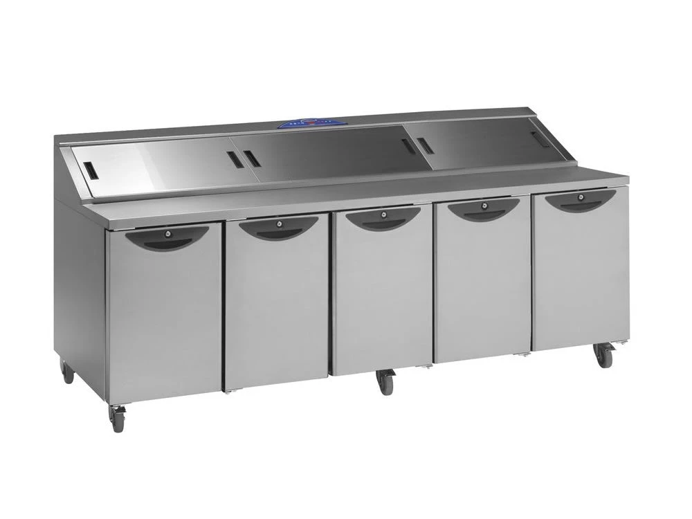 Refrigeration Williams CPC5-SS Five Door Saladette Counter Refrigerator 1 Refrigeration Williams CPC5-SS Five Door Saladette Counter Refrigerator