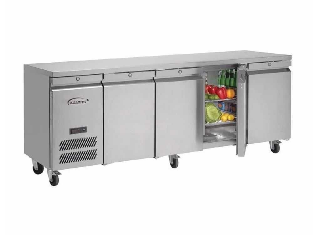 Refrigeration Williams Four Door Refrigerated Counter HJC4-SA 1 Refrigeration Williams Four Door Refrigerated Counter HJC4-SA