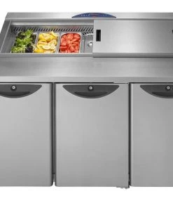 Refrigeration Williams CPC3-SS Three Door Saladette Counter Refrigerator