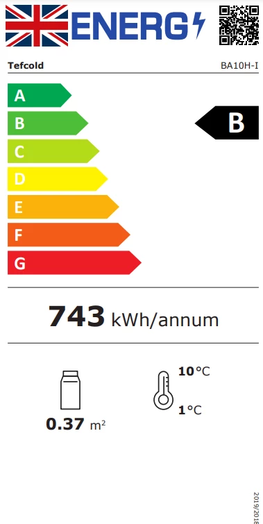 Tefcold BA10H 122 Ltr Back Bar Bottle Cooler 2 Tefcold BA10H 122 Ltr Back Bar Bottle Cooler