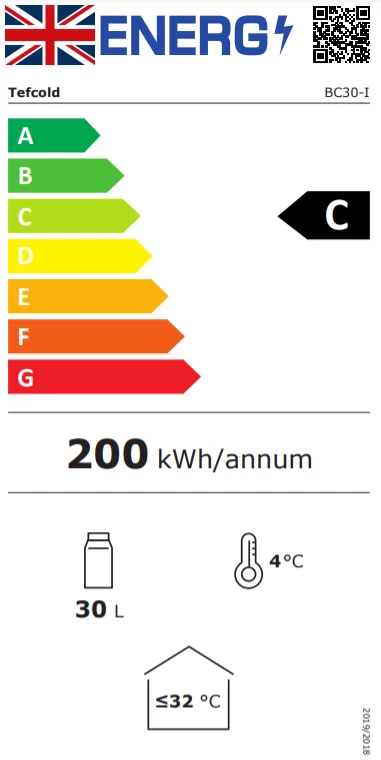 Refrigeration Tefcold BC30 22 Ltr Glass Door Merchandiser 3 Refrigeration Tefcold BC30 22 Ltr Glass Door Merchandiser