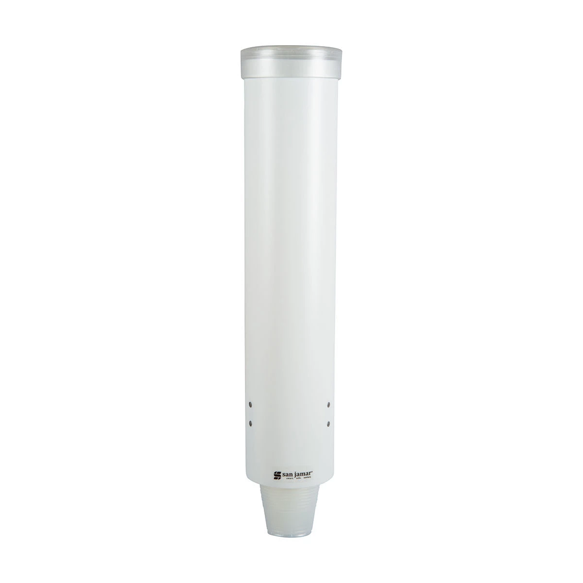 San Jamar 16" White Medium Water Cup Dispenser - 4-10oz/120-300ml Beverage Machines 5 San Jamar 16" White Medium Water Cup Dispenser - 4-10oz/120-300ml Beverage Machines