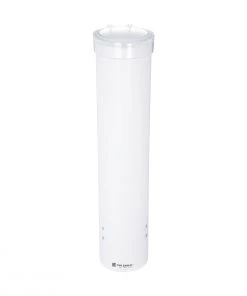 San Jamar 16" White Medium Water Cup Dispenser - 4-10oz/120-300ml Beverage Machines