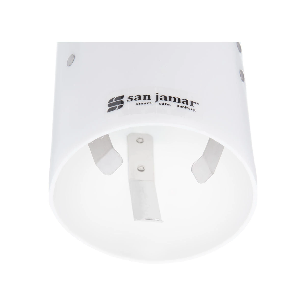 San Jamar 16" White Medium Water Cup Dispenser - 4-10oz/120-300ml Beverage Machines 3 San Jamar 16" White Medium Water Cup Dispenser - 4-10oz/120-300ml Beverage Machines