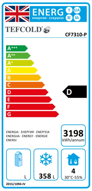 Tefcold CF7310 SS 417 Ltr Gastronorm Freezer Counter Refrigeration 3 Tefcold CF7310 SS 417 Ltr Gastronorm Freezer Counter Refrigeration