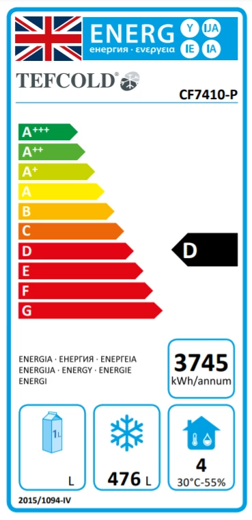 Refrigeration Tefcold CF7410 SS 553 Ltr Gastronorm Freezer Counter 3 Refrigeration Tefcold CF7410 SS 553 Ltr Gastronorm Freezer Counter