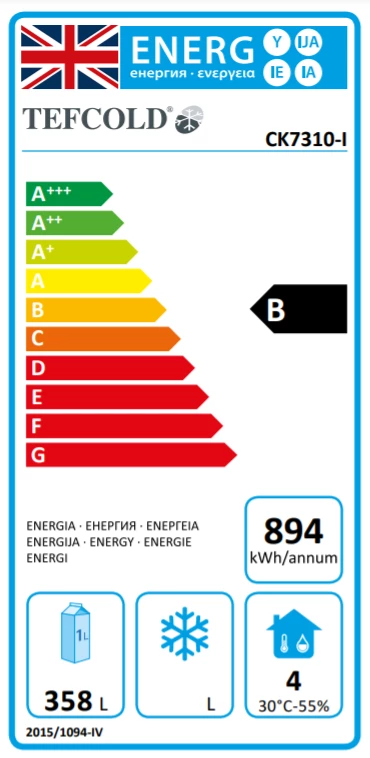Tefcold CK7310 SS 417 Ltr Gastronorm Refrigerated Counter 4 Tefcold CK7310 SS 417 Ltr Gastronorm Refrigerated Counter